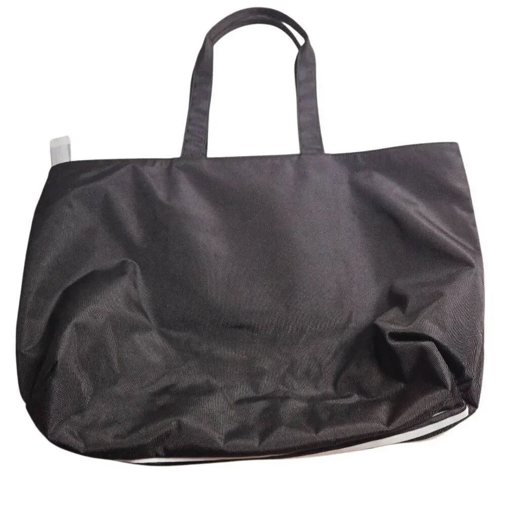 Lulu Guinness Larysa Black Canvass Tote Hand Bag, glasses